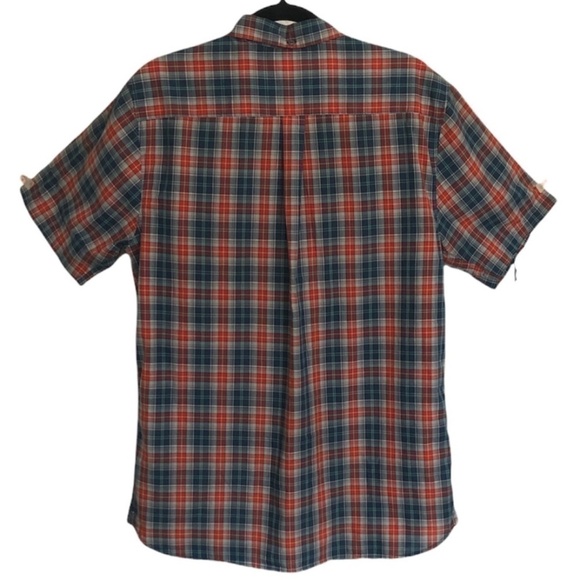 O'NEILL Button Down Shirt Men's Size Large Red Multicolor Classic-Fit Casual - Picture 2 of 8
